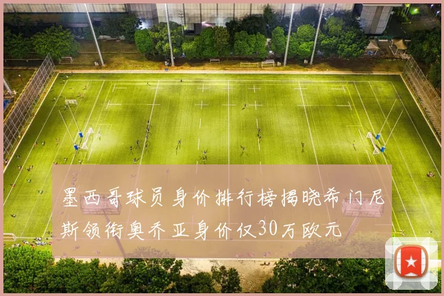 墨西哥球员身价排行榜揭晓希门尼斯领衔奥乔亚身价仅30万欧元